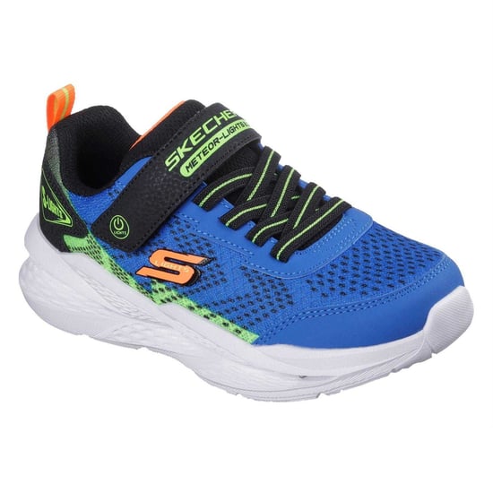 Skechers Meteor-sportschoenen voor jongens met licht-effect (ZWART/BLAUW) - Image 5