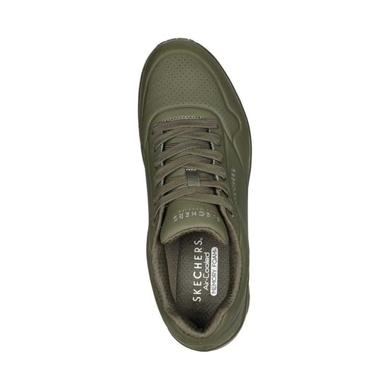 Skechers Mens Uno Stand On Air Skech-Air Trainers (Olive) - Image 3