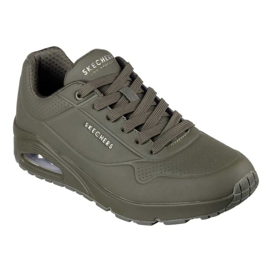 Skechers Mens Uno Stand On Air Skech-Air Trainers (Olive) - Image 5