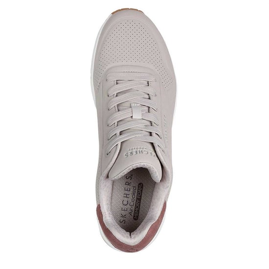 Skechers Mens Uno Stand On Air Skech-Air Trainers (Taupe) - Image 3