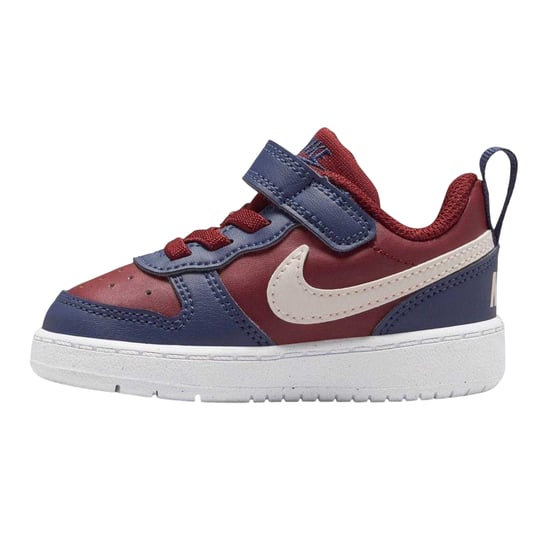Nike Borough leren sportschoenen voor kinderen/jongeren (Rood, Marine) - Image 3