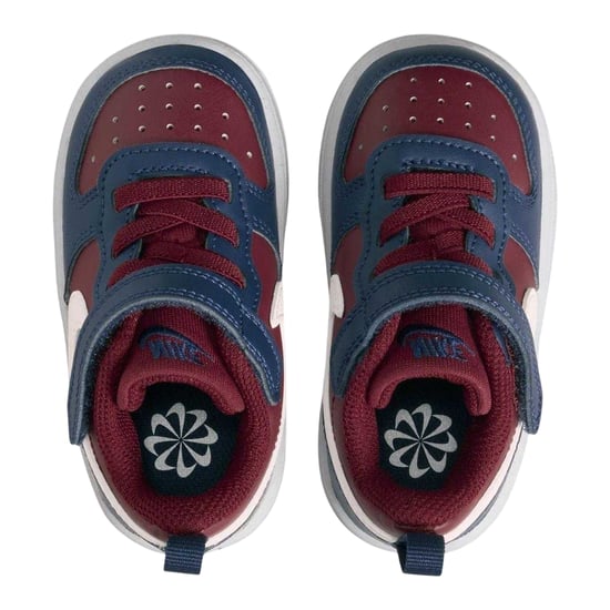 Nike Borough leren sportschoenen voor kinderen/jongeren (Rood, Marine) - Image 4