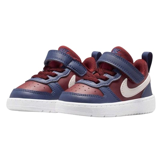 Nike Borough leren sportschoenen voor kinderen/jongeren (Rood, Marine) - Image 5