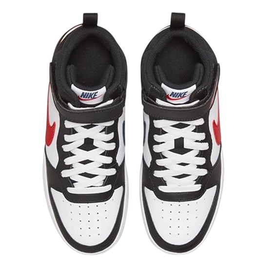 Nike Hoge sneakers voor jongens van Boys Court Borough (Zwart, Rood, Wit) - Image 4