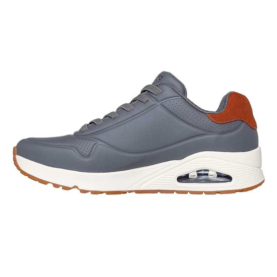 Skechers Mens Uno Stand On Air Skech-Air Trainers (Charcoal) - Image 2