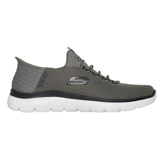 Skechers Mens Summits - High Range Slip-In Trainers (Olive) - Image 1
