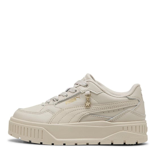 Puma Karmen II leren platformschoenen voor kinderen (Zilver) - Image 2
