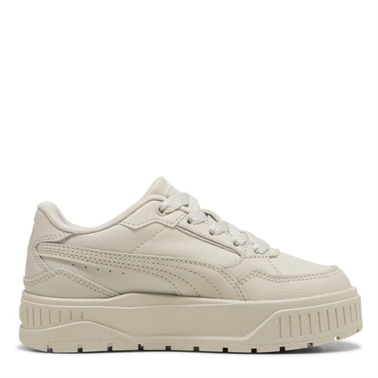 Puma Karmen II leren platformschoenen voor kinderen (Zilver) - Image 4