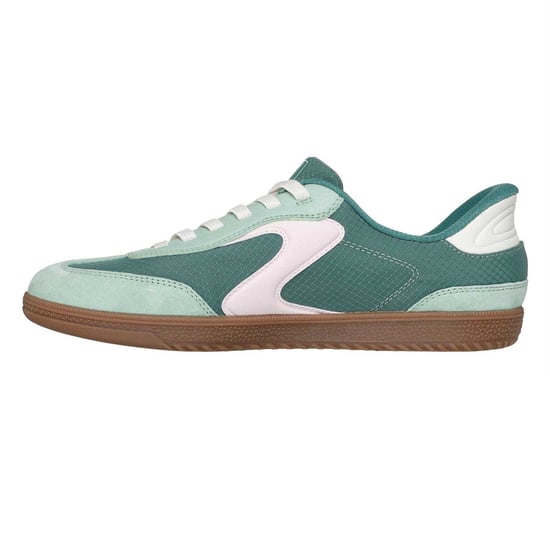 Skechers Womens/Ladies Suede Flat Trainers (Mint) - Image 2