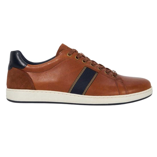 Dune London Trint canvas sportschoenen voor heren (Tan) - Image 1