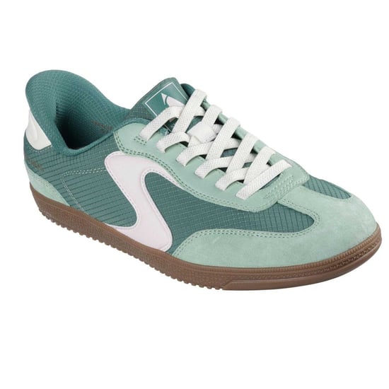 Skechers Womens/Ladies Suede Flat Trainers (Mint) - Image 5