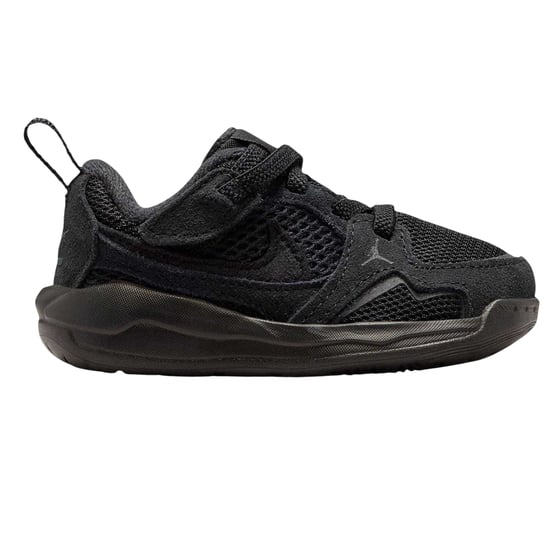 Nike Air Jordan CMFT Era-sportschoenen met suède panelen voor kinderen (Zwart, Rood) - Image 1