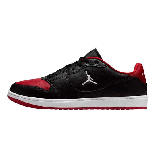 Nike Air Jordan Court Connect leren sportschoenen voor heren (Zwart, Rood) - Image 2
