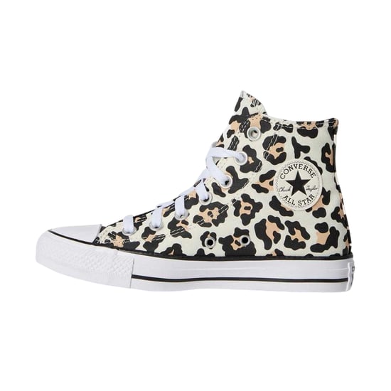 Converse Womens/Ladies Classic Hi Leopard Print Flat High Top Trainers (Leopard) - Image 2
