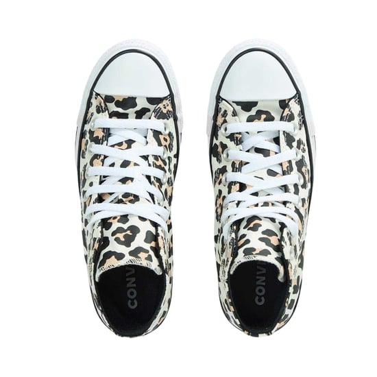 Converse Womens/Ladies Classic Hi Leopard Print Flat High Top Trainers (Leopard) - Image 3