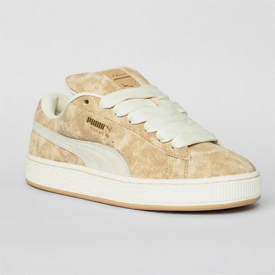 Puma Dames/Dames XL Leo Leopard Print Suede Trainers (Gebroken wit) - Image 2