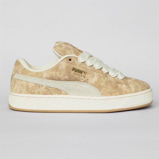 Puma Dames/Dames XL Leo Leopard Print Suede Trainers (Gebroken wit) - Image 3