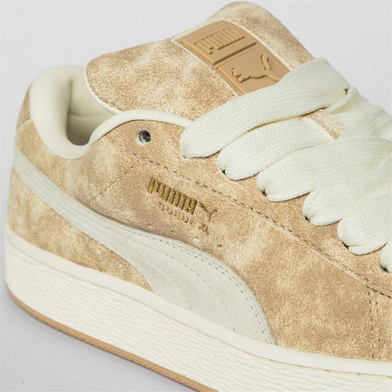 Puma Dames/Dames XL Leo Leopard Print Suede Trainers (Gebroken wit) - Image 4