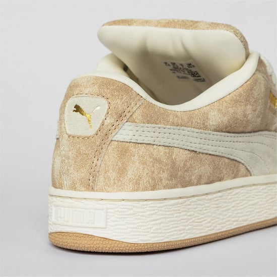 Puma Dames/Dames XL Leo Leopard Print Suede Trainers (Gebroken wit) - Image 5