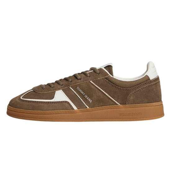 Tommy Jeans Greenwich suède platte sportschoenen voor dames (Bruin) - Image 3