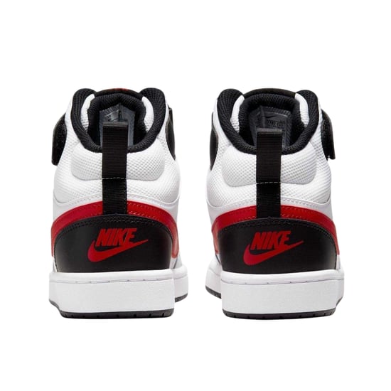 Nike Hoge sneakers voor jongens van Boys Court Borough (Wit, Zwart, Rood) - Image 2
