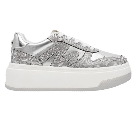 Steve Madden Womens/Ladies Dynamo Trainers (Silver) - Image 1