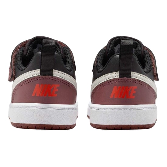 Nike Borough leren sportschoenen voor kinderen/jongeren (Zwart, Rood) - Image 2