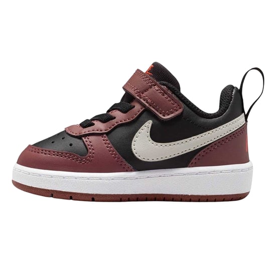Nike Borough leren sportschoenen voor kinderen/jongeren (Zwart, Rood) - Image 3