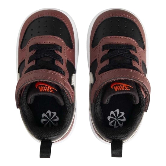 Nike Borough leren sportschoenen voor kinderen/jongeren (Zwart, Rood) - Image 4