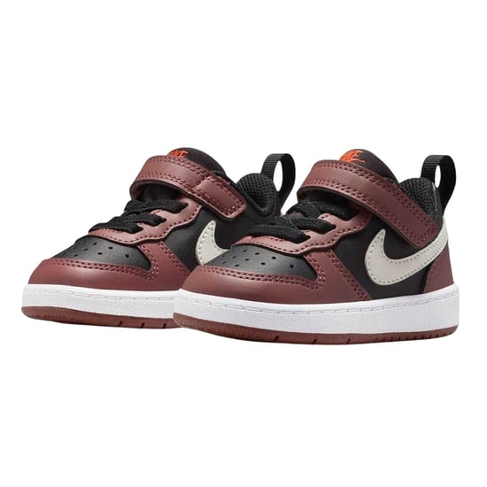 Nike Borough leren sportschoenen voor kinderen/jongeren (Zwart, Rood) - Image 5