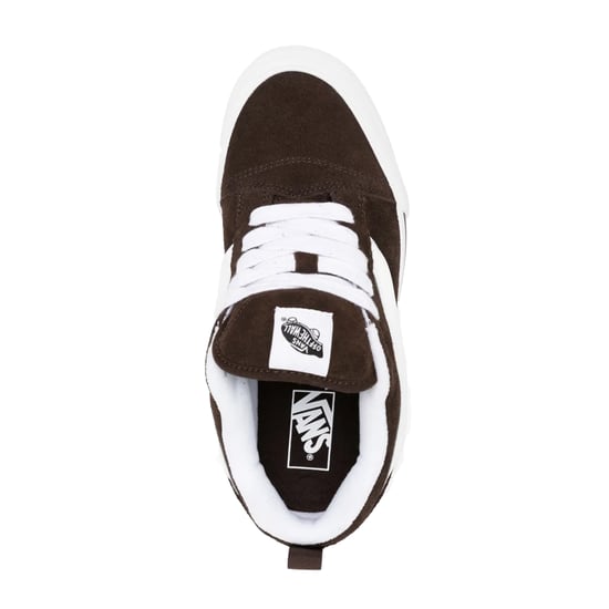 Vans Knu Skool suède sportschoenen voor dames (Bruin) - Image 3