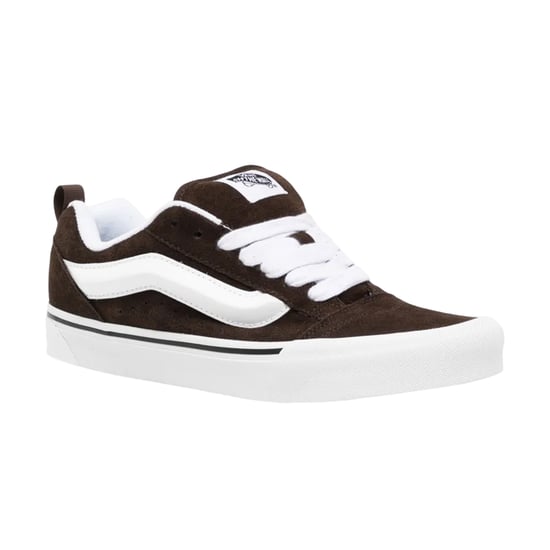 Vans Knu Skool suède sportschoenen voor dames (Bruin) - Image 4