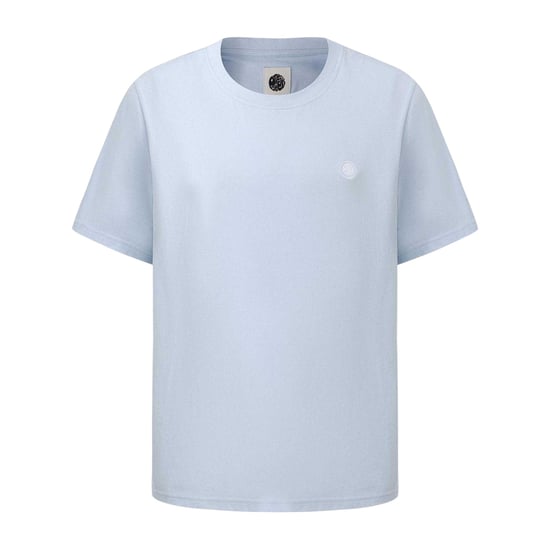Pretty Green Mens Small Logo Cotton T-Shirt (Light Blue) - Image 1