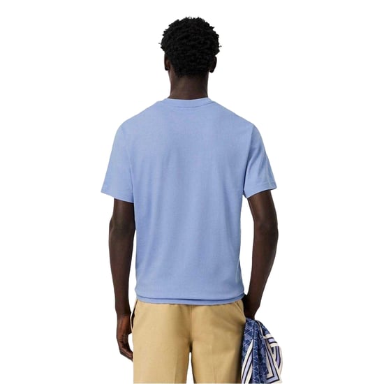 Lacoste Heren Geborduurd T-shirt met logo (Delfts Blauw) - Image 3