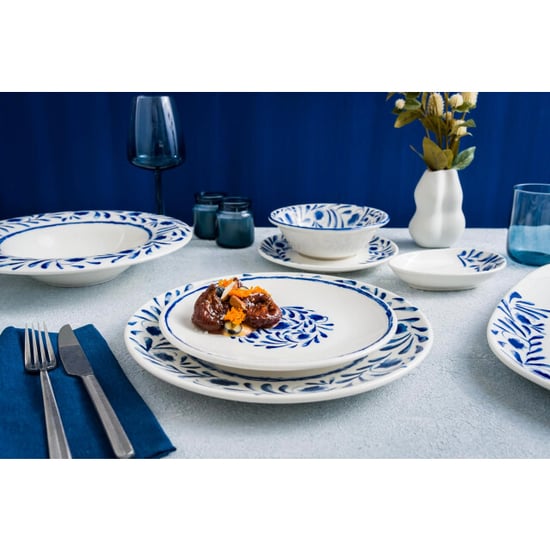 Bonna Serveerschaal lavis blue porselein 15x8.5 cm (140cc) set van 4 - Image 3