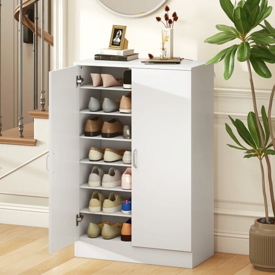 4goodz Grote schoenenkast 7 planken soft-close scharnieren voor 21 paar - - Image 2