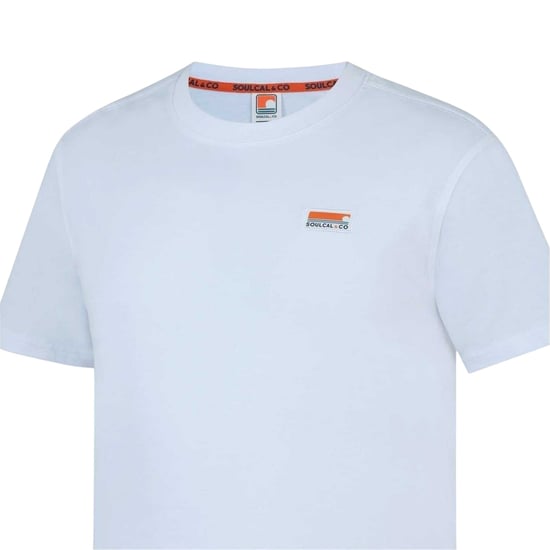SoulCal Mens Signature Regular T-Shirt (White) - Image 4