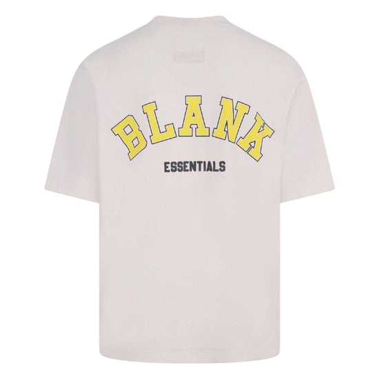 Blank Essentials Mens College Oversized T-Shirt (Bone) - Image 2