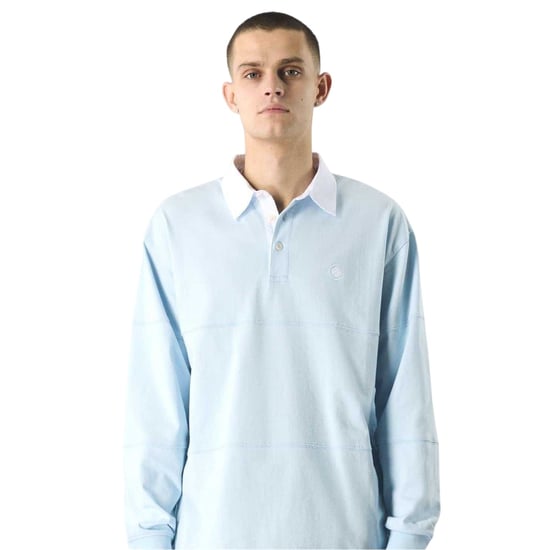 Pretty Green Mens Islington Rugby Shirt (Light Blue) - Image 3