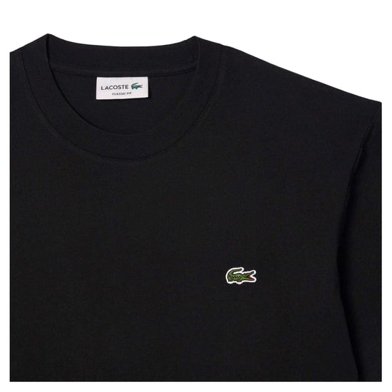 Lacoste Heren Geborduurd T-shirt met logo (Zwart) - Image 3