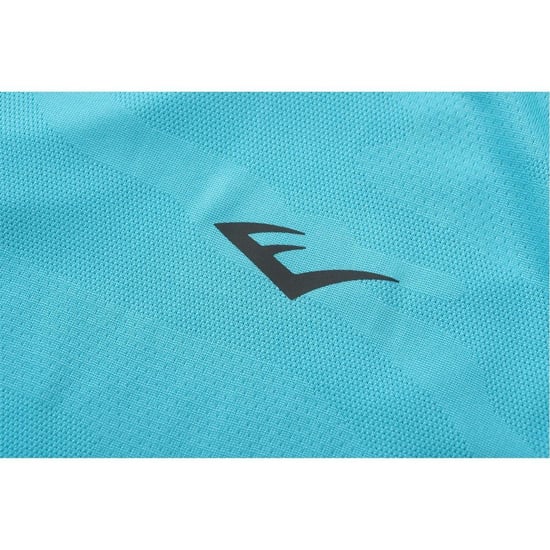 Everlast Heren borst Logo T-Shirt (Cyaan) - Image 5