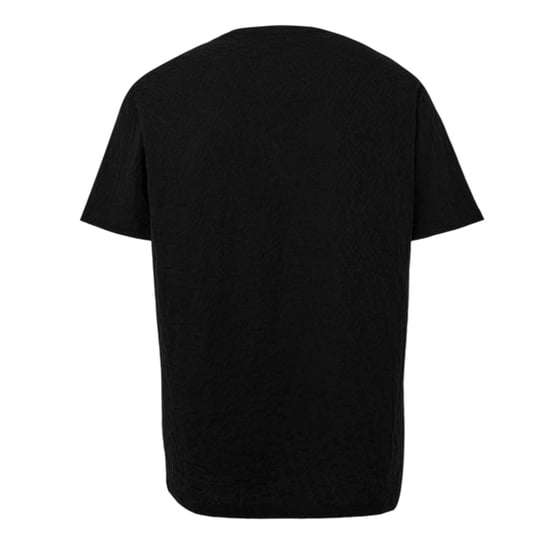 Armani Exchange Mens Textured Crew Neck Regular T-Shirt (Black) - Image 3