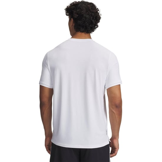 Under Armour Heren Project Rock T-Shirt (Wit) - Image 2