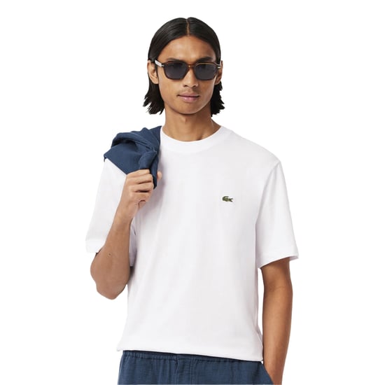 Lacoste Heren Geborduurd T-shirt met logo (Wit) - Image 4
