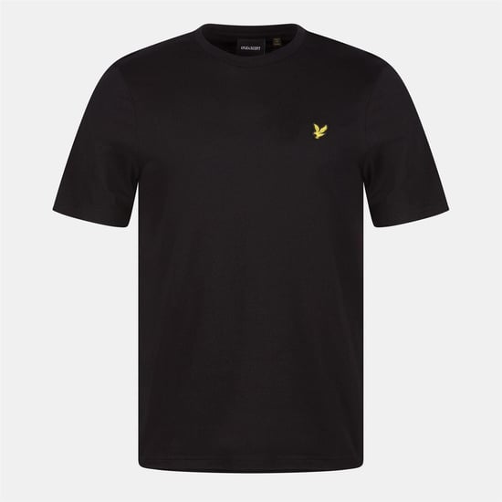 Lyle & Scott Mens Logo Cotton T-Shirt (Jet Black) - Image 1