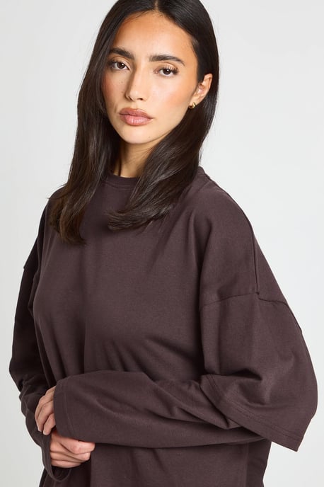 Double Layer Sleeve Oversized T-Shirt - Image 4