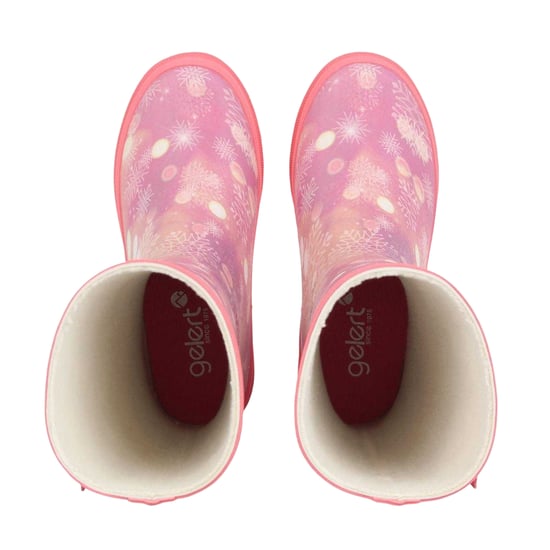 Gelert Childrens/Kids Marble Waterproof Wellington Boots (Pink) - Image 3