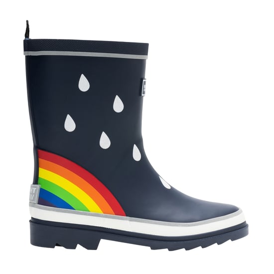 Regatta Childrens/Kids Mudplay III Rainbow Wellington Boots (Navy) - Image 1