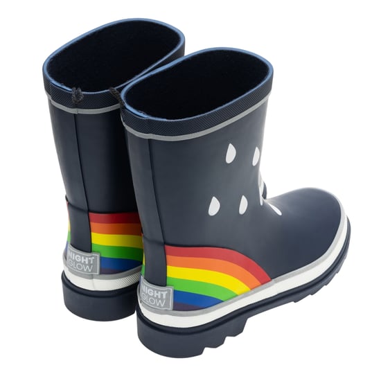 Regatta Childrens/Kids Mudplay III Rainbow Wellington Boots (Navy) - Image 2