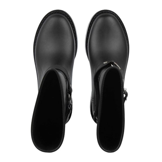 Gelert Womens/Ladies Plain Buckle Detail Wellington Boots (Black) - Image 3